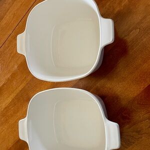 Corningware Cream Square Baking Dishes